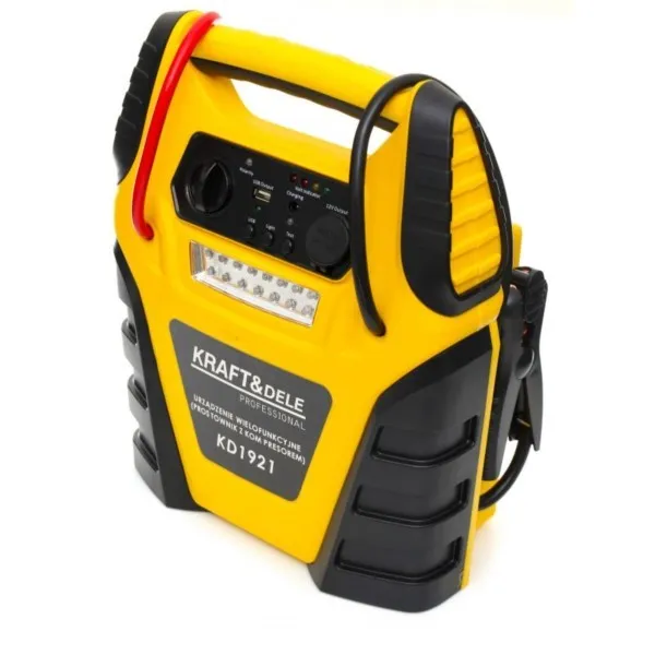 Autobatterie Ladegerät mit Starthilfe und Kompressor 12V Kraft&Dele KD1921 – Bild 2