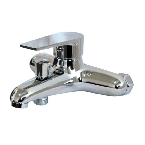 Badewannenarmatur Wandmontage verchromt 83601B