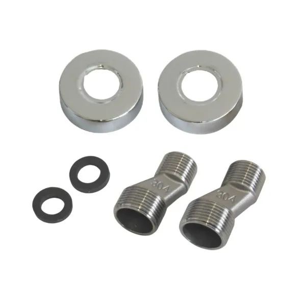 Badewannenarmatur Wandmontage verchromt 83601B – Bild 2