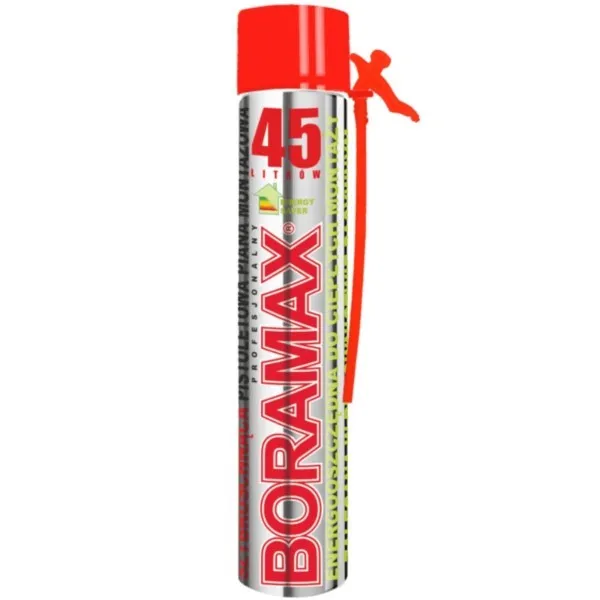 Bauschaum mit Adapterröhrchen 750ml 45 Boramax
