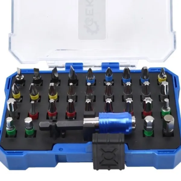 Bit Set mit Magnethalter 32 tlg. Geko G30064 – Bild 2