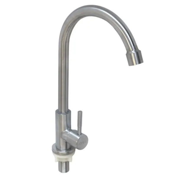 Einzelne Wasserhahn Standventil satin 835904