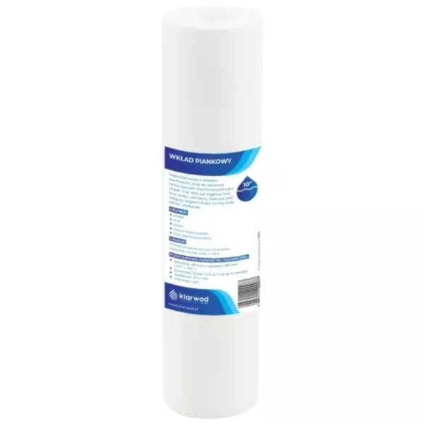 Filterkerze 10” Schaumfilter 100µ Klarwod 20l/min zum Wasserfilter