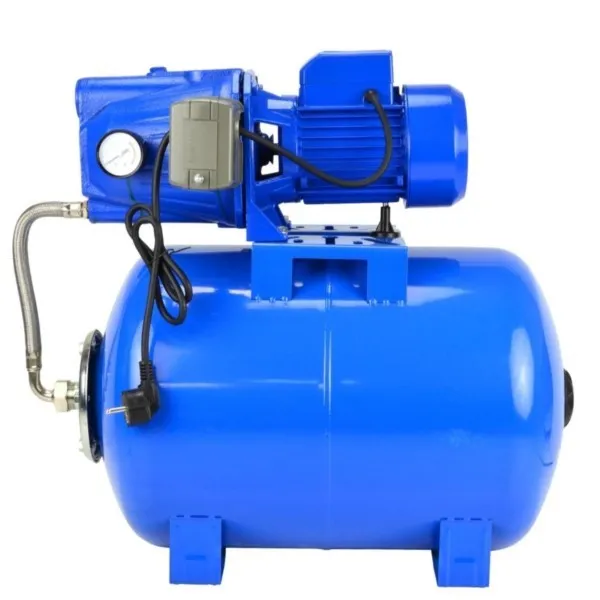 Hauswasserwerk 50L 1100W gusseiserne Pumpe 60L/min Geko JET100S G81512