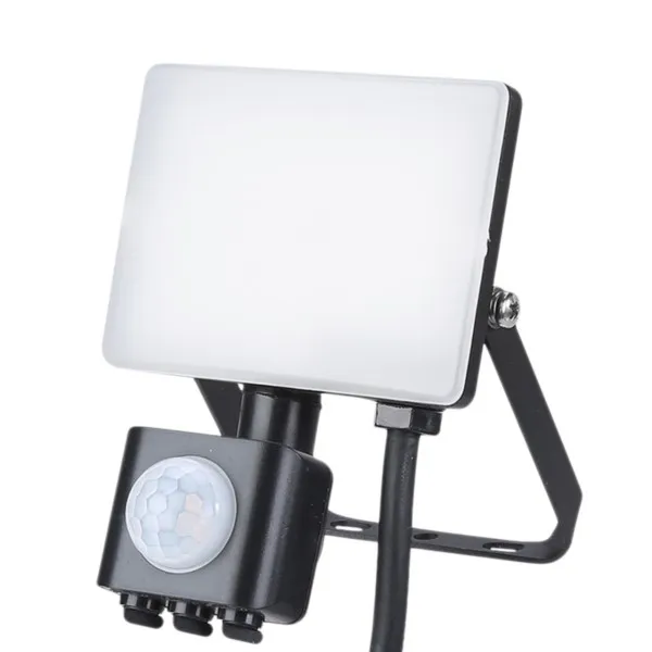 LED-Lampe 10W 950lm 5000K 230V IP44 PIR-Sensor Strahler Eko-Light EKN9017
