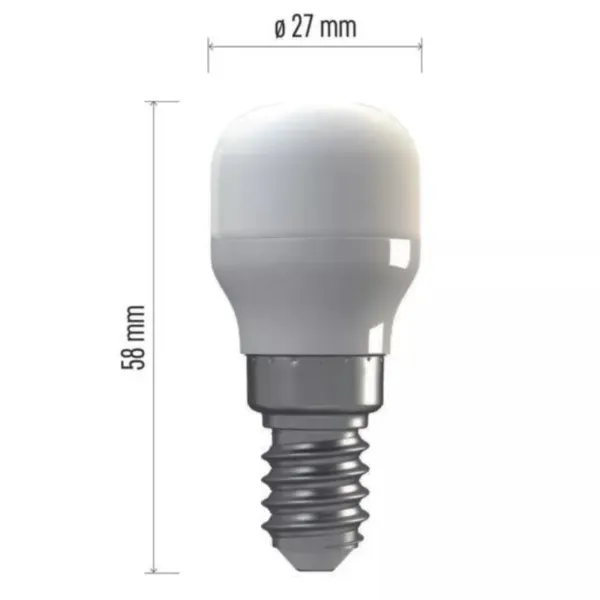 LED-Leuchtmittel E14 1,8W 160lm 4000K Neutralweiß 230V für Kühlschrank Emos Z6913 – Bild 3