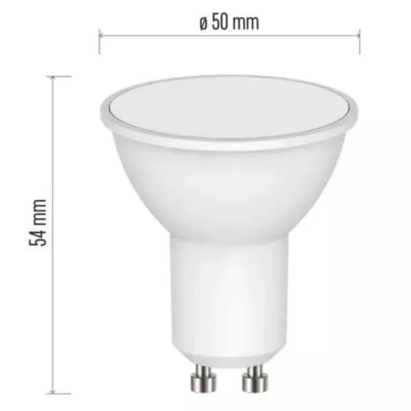 LED-Leuchtmittel GU10 3,8W 320lm 3000K Warmweiß 230V Emos ZQ8340 – Bild 3