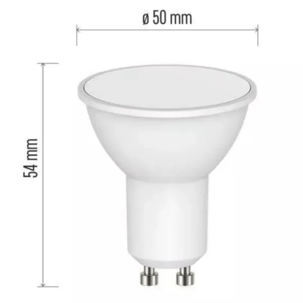 LED-Leuchtmittel GU10 5,7W 465lm 4100K Neutralweiß 230V Emos ZQ8351 – Bild 3