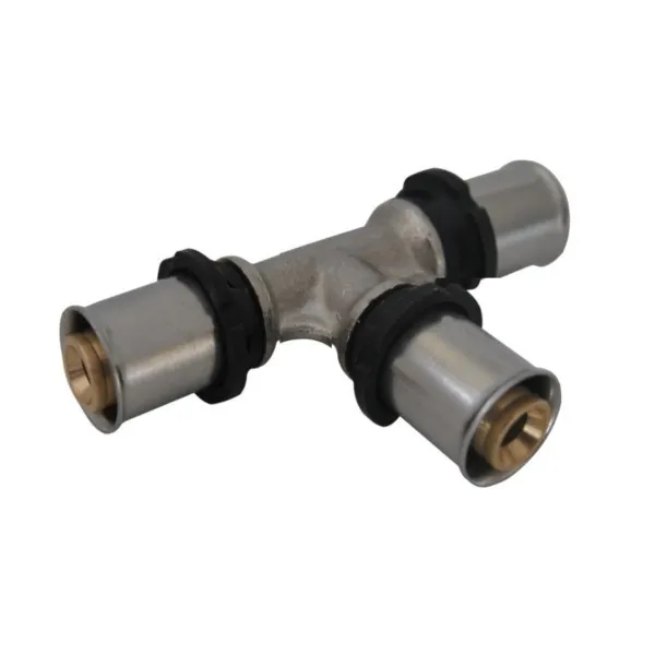 Pressfitting T-Stück 16x16x16 U-TH für Mehrschichtverbundrohr Hydroland