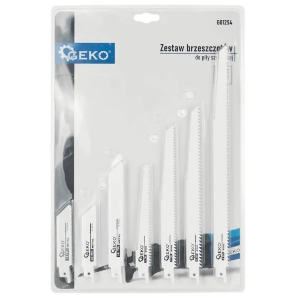 Säbelsägeblatt 15-20cm 6-24TPI Satz 28St Metall Holz Kunststoff Geko G01254