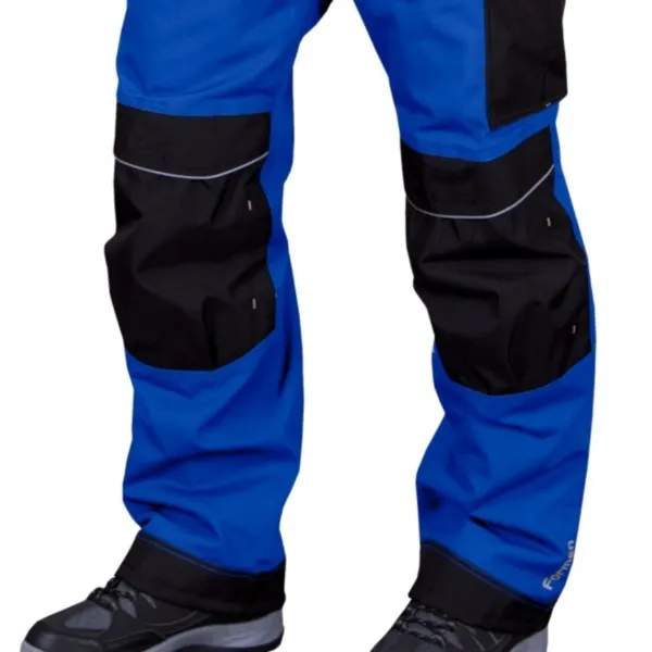 Schützende Latzhose isoliert blau Größe XXXL Hollman 194/128/116cm Reis LH-FMNW-B-NBS – Bild 4