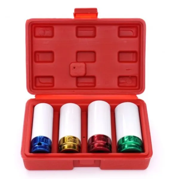 Schlagstecknüsse 1/2” Satz 17 19 21 22mm für Alufelgen Kraft&Dele KD10523 beschichtete
