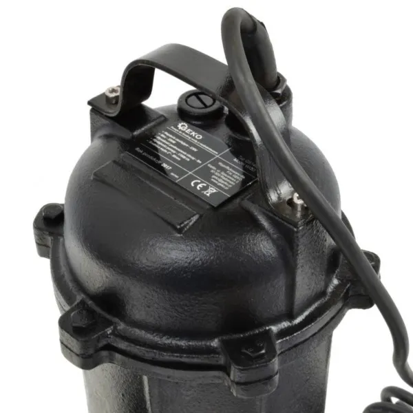 Schmutzwasserpumpe 17m³/h 550W Tauchpumpe mit Schneidwerk Geko G81402 – Bild 3