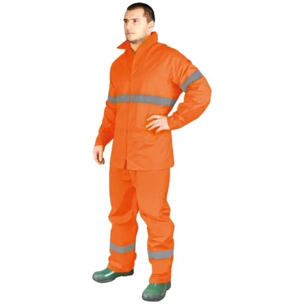 Schutzanzug gegen Regen XXXL orange Reis KPL-RAINER-PXXXL