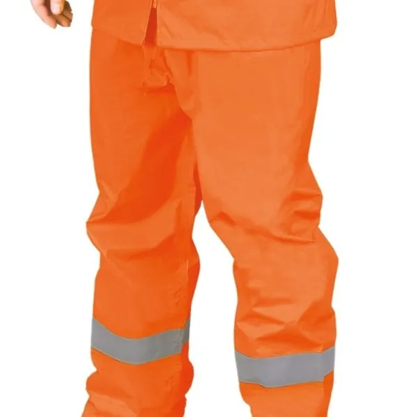 Schutzanzug gegen Regen XXXL orange Reis KPL-RAINER-PXXXL – Bild 4