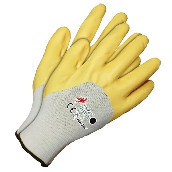 Schutzhandschuhe Nitril beschichtet Dragon NITRIX Y Größe 11 gelb