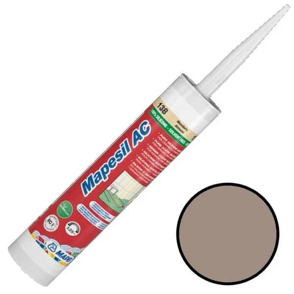 Silikondichtstoff Mapesil AC Farbe 134 seide 310 ml MAPEI