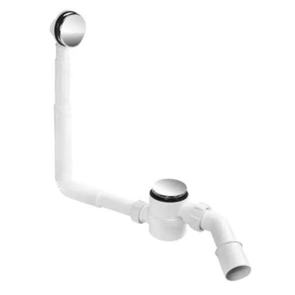 Siphon für Badewanne ⌀ 50mm Klick Klack verchromt McAlpine HC2600CL