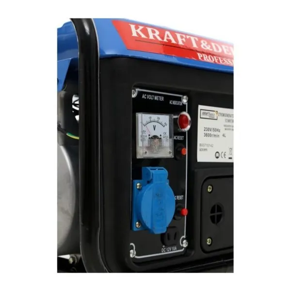 Stromerzeuger 1200 W 230 V 12 V benzin 2 PS Kraft&Dele KD109N – Bild 9