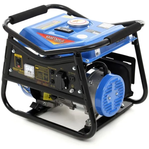 Stromerzeuger 1500 W 230 V 12 V benzin 3 PS Kraft&Dele KD140 – Bild 2