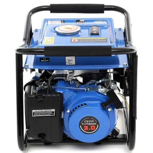 Stromerzeuger 1500 W 230 V 12 V benzin 3 PS Kraft&Dele KD140 – Bild 3
