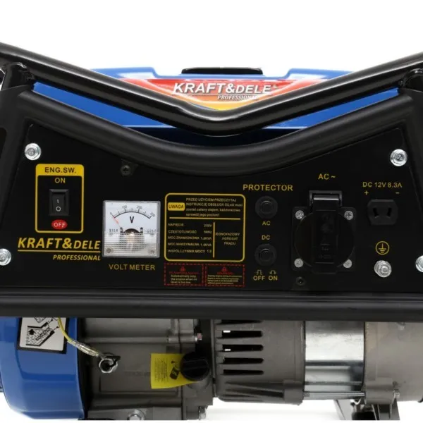 Stromerzeuger 1500 W 230 V 12 V benzin 3 PS Kraft&Dele KD140 – Bild 5