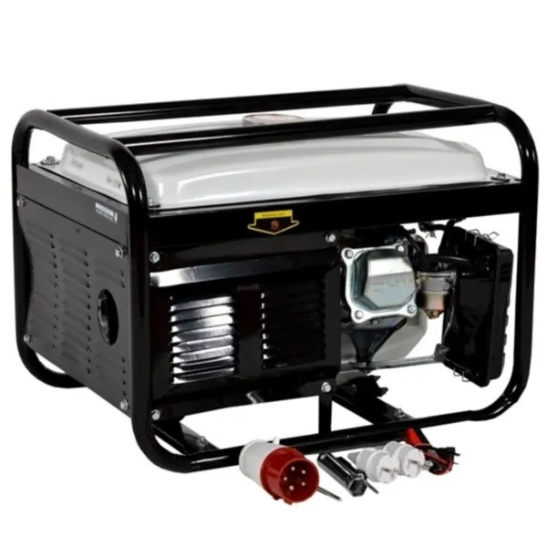 Stromerzeuger 2500 W 380 V 230 V 12 V benzin 6,5 PS Kraft&Dele KD105 Cu – Bild 2