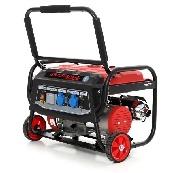 Stromerzeuger 3000 W 230 V 12 V benzin 7 PS Kraft&Dele KD138 – Bild 2