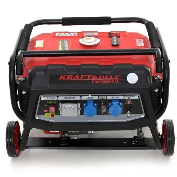 Stromerzeuger 3000 W 230 V 12 V benzin 7 PS Kraft&Dele KD138 – Bild 5