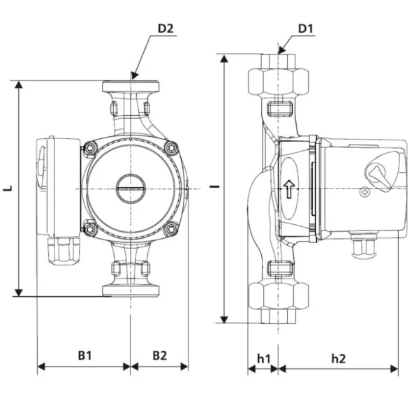 Umwälzpumpe LFP PCOw 25/4Z – Bild 3