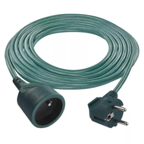 Verlängerungskabel 5m Grün 3×1,0mm² PVC 230V IP20 Emos P0115Z
