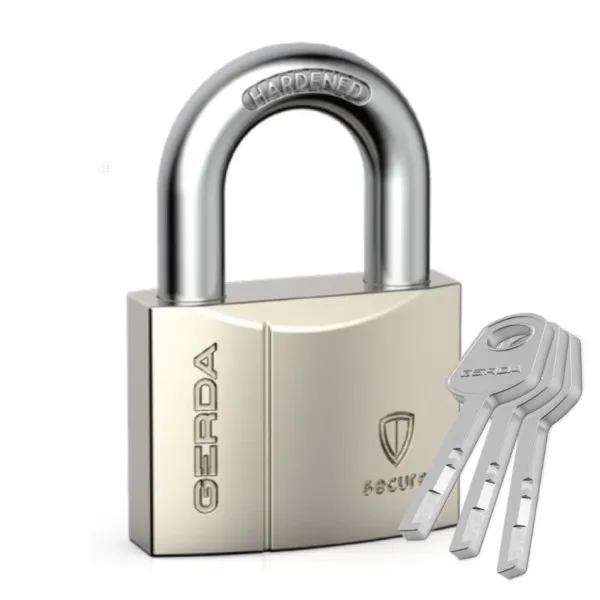 Vorhängeschloss Nickel 60mm Bügel Secure KSWS S60 Gerda 0KWP0006000.90330B
