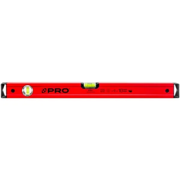 Wasserwaage 180cm Alu lack rot PRO600 PRO-A1180 – Bild 4
