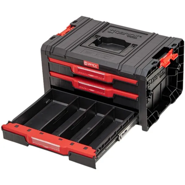 Werkzeugkasten 45x31x25cm Qbrick System PRO Drawer 3 Toolbox 2.0 Basic SKRQPROD3BCZAPG013 – Bild 3