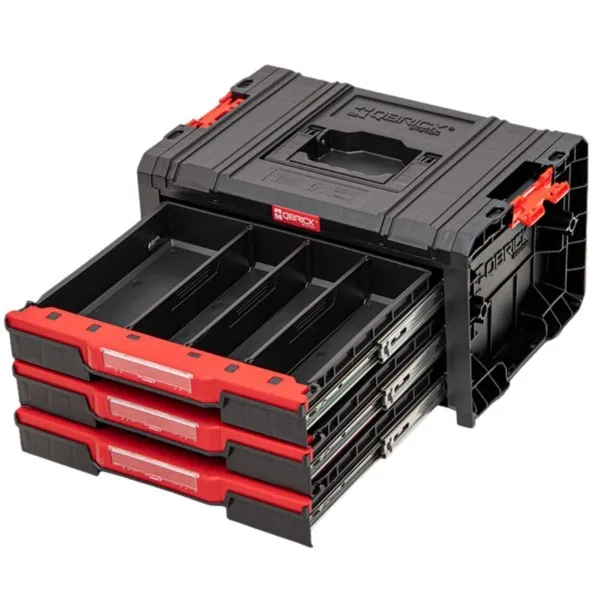 Werkzeugkasten 45x31x25cm Qbrick System PRO Drawer 3 Toolbox 2.0 Basic SKRQPROD3BCZAPG013 – Bild 5