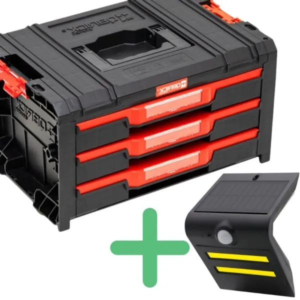 Werkzeugkasten 45x31x25cm Qbrick System PRO Drawer 3 Toolbox 2.0 Basic SKRQPROD3BCZAPG013