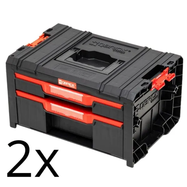 Werkzeugkasten mit Schubladen Set 3St auf Rädern Qbrick System PRO 2.0 Drawer Set Z258117PG013 – Bild 3