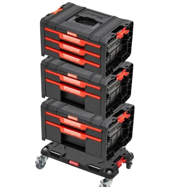 Werkzeugkasten mit Schubladen Set 3St auf Rädern Qbrick System PRO 2.0 Drawer Set Z258117PG013