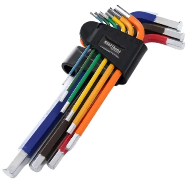 Winkelschlüsselsatz HEX 1,5-10 9-teilig Kraft&Dele KD11931 – Bild 3