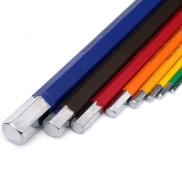 Winkelschlüsselsatz HEX 1,5-10 9-teilig Kraft&Dele KD11931 – Bild 5