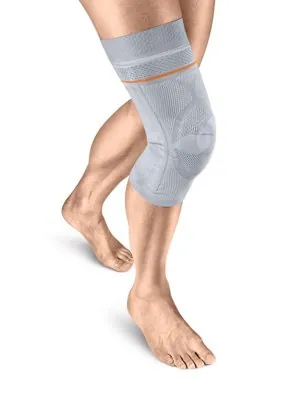 Kniebandage GENU-HIT+ Comfort, platinum Gr. 8