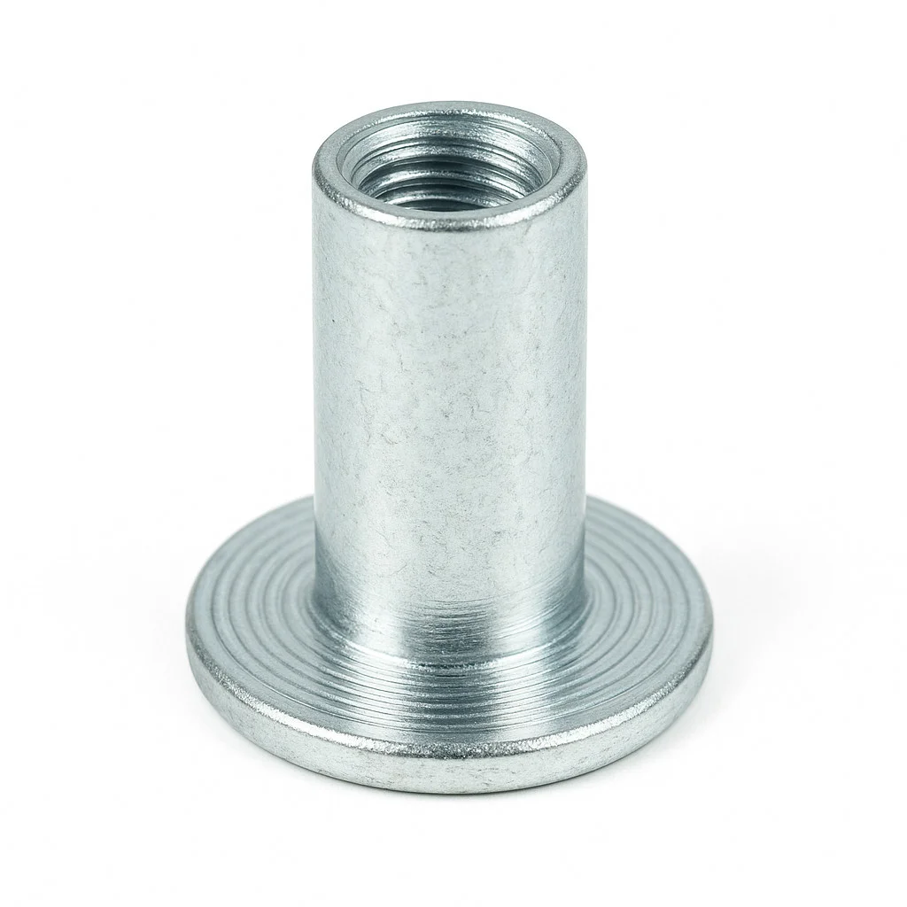 Hülsenmutter M6 x 12 mm – verzinkt, Flachkopf, SW-4 – Bild 6