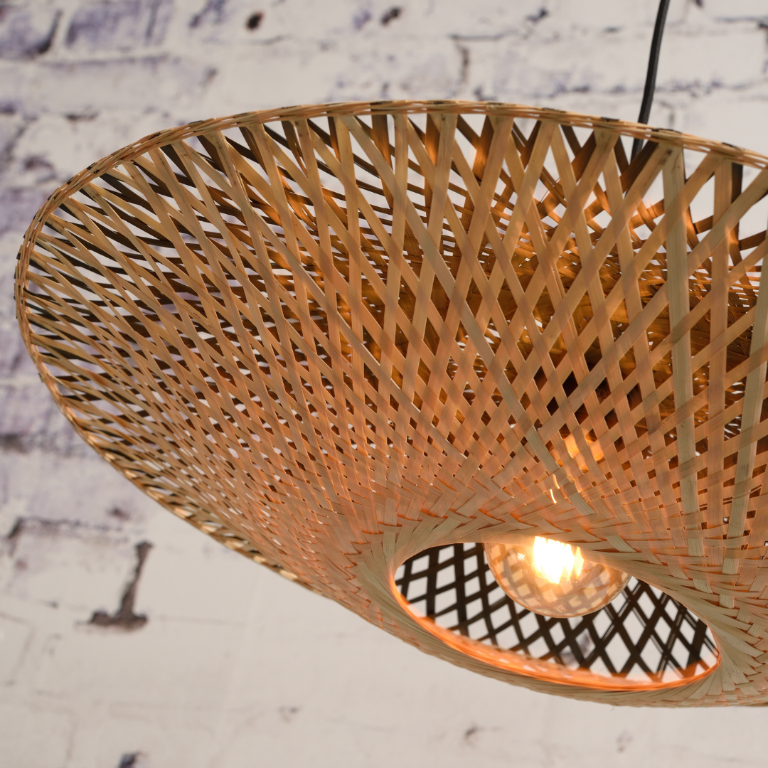 Wandlampe Kalimantan Bambus L – Bild 8
