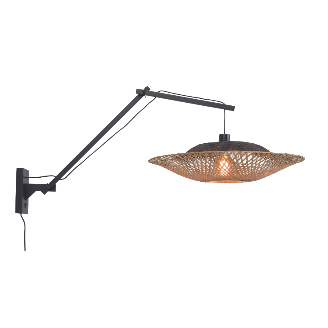 Wandlampe Kalimantan Bambus L – Bild 3