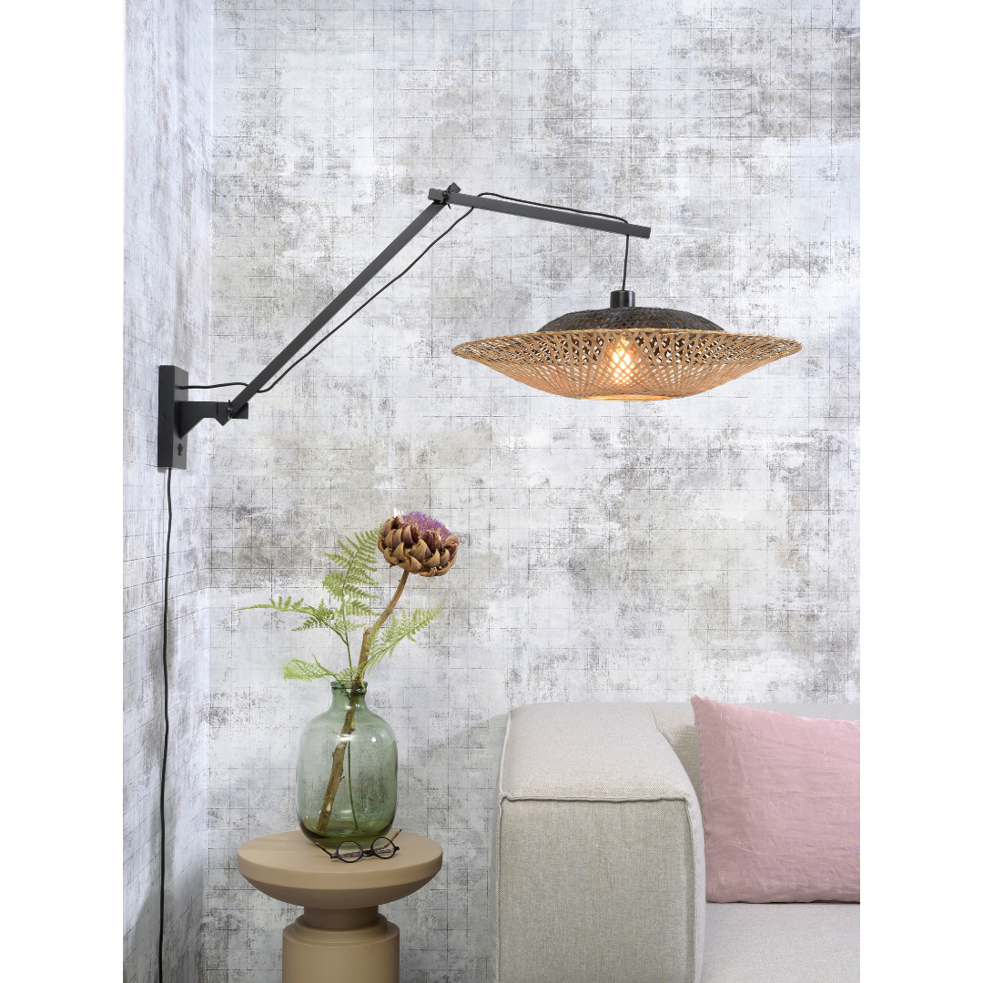 Wandlampe Kalimantan Bambus L – Bild 4