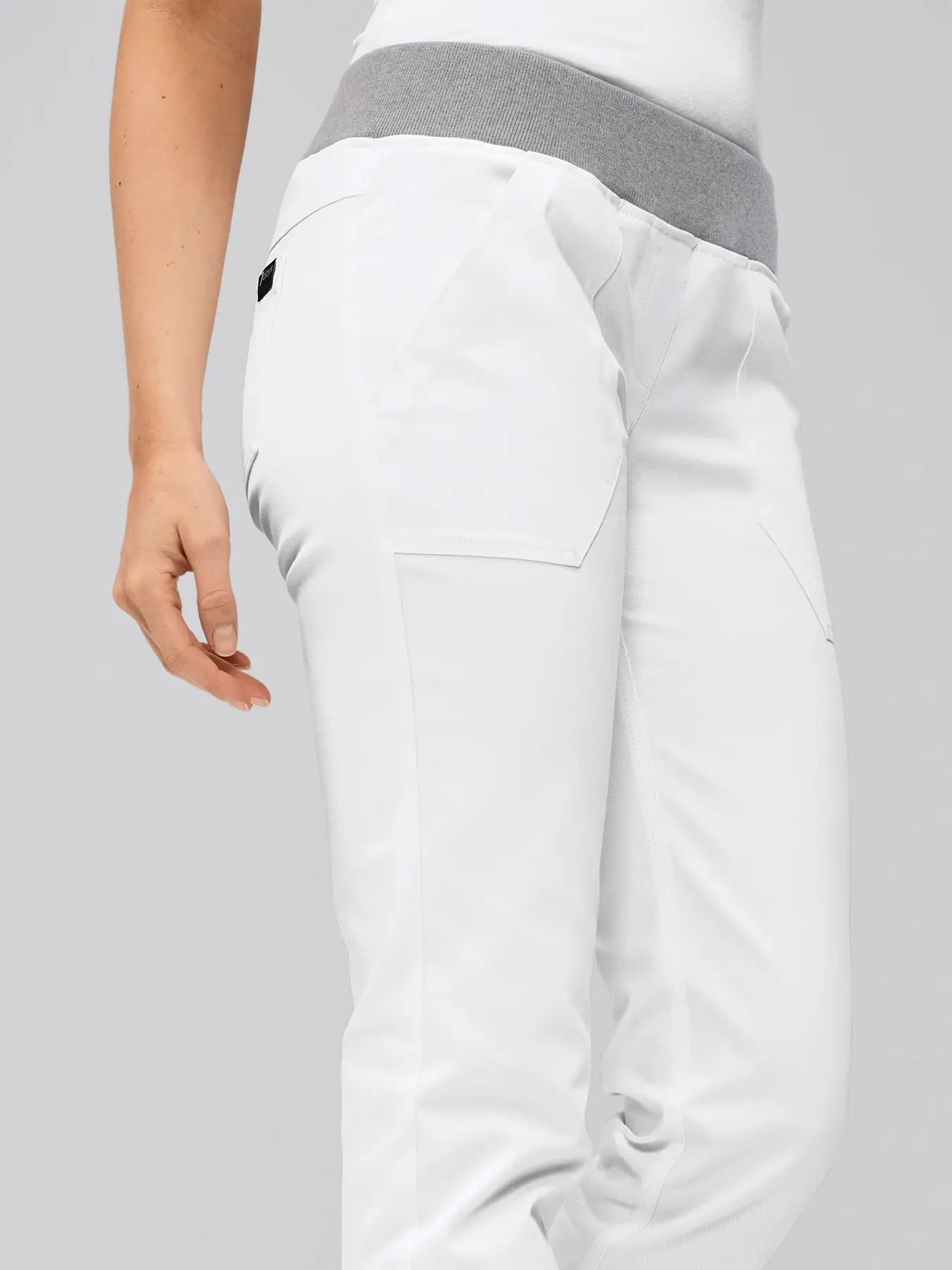 Damenhose mit Strickbund – Bild 2