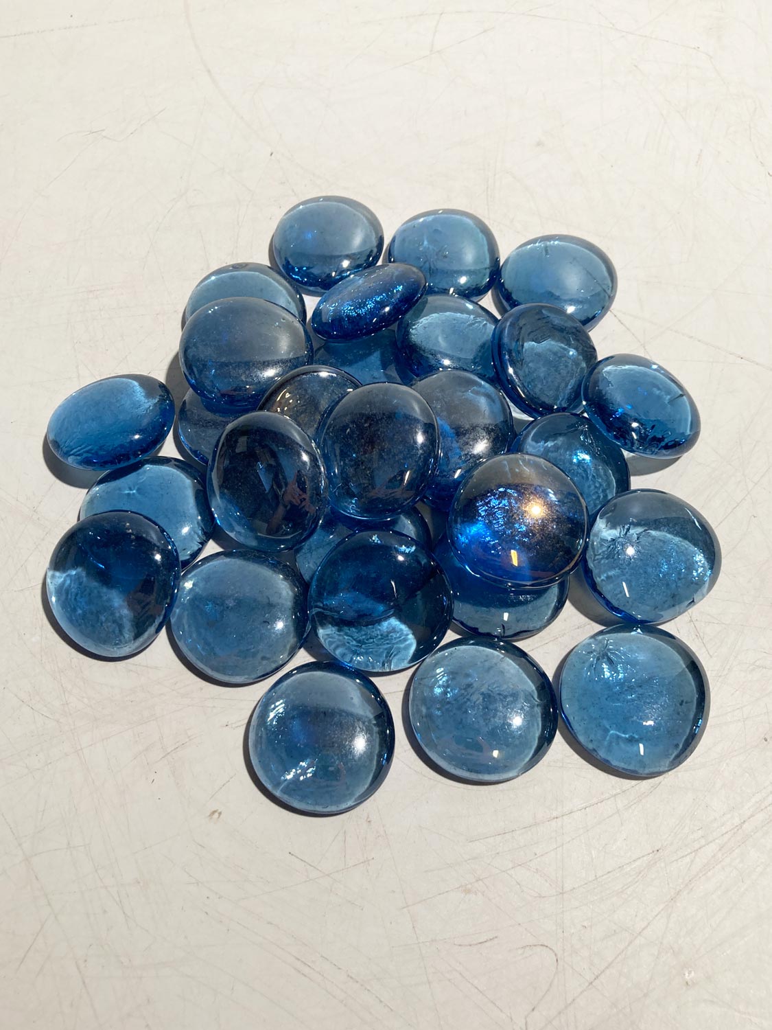 Glas-Nuggets 35mm “Hellblau”