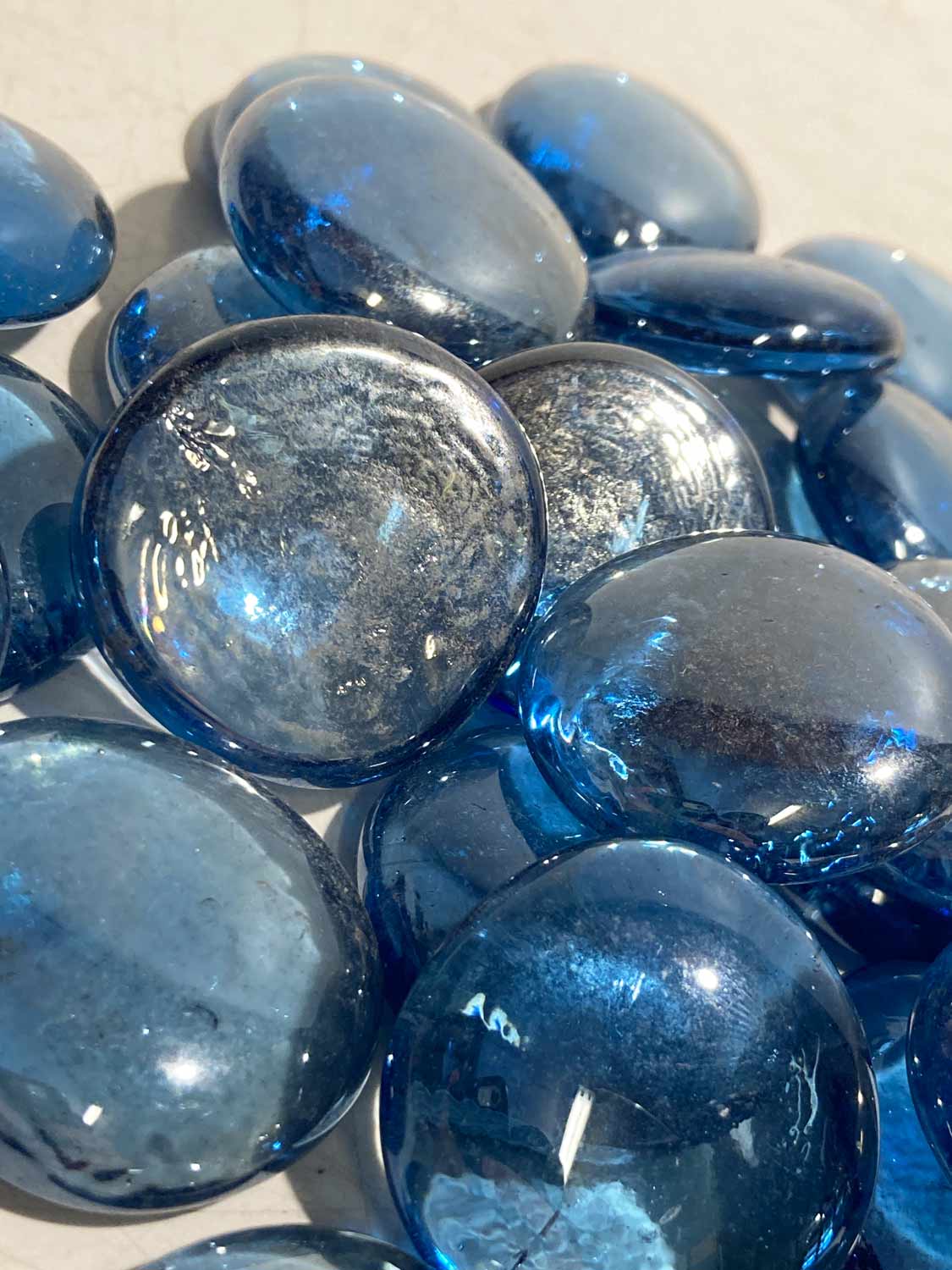 Glas-Nuggets 35mm “Hellblau” – Bild 3