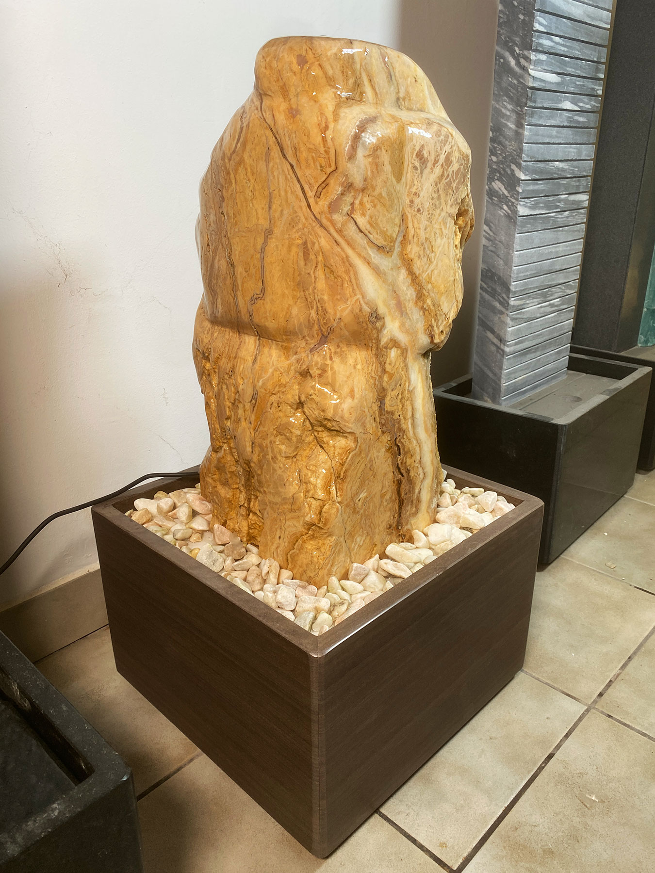 Onyx-Brunnen Honey-Rock 77cm – Bild 4