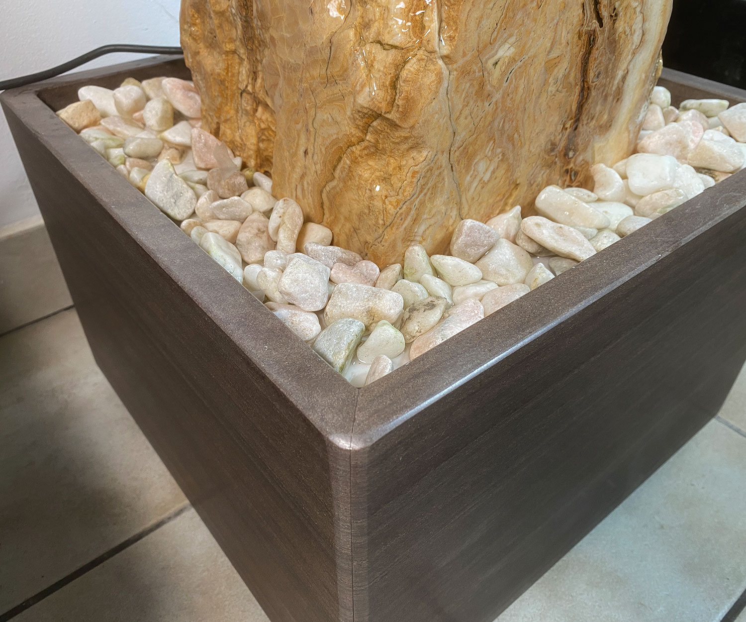 Onyx-Brunnen Honey-Rock 77cm – Bild 2